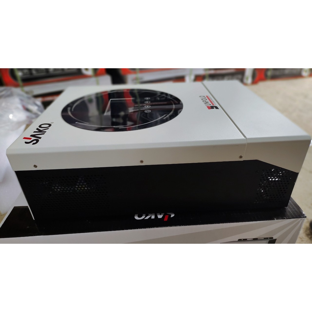 Biến tần Hybrid 6KW - 48VDC SAKO SUNPOLO 6KW; Max PV 6000wp có thể mắc song song 9 máy 450VDC, BH 18 tháng
