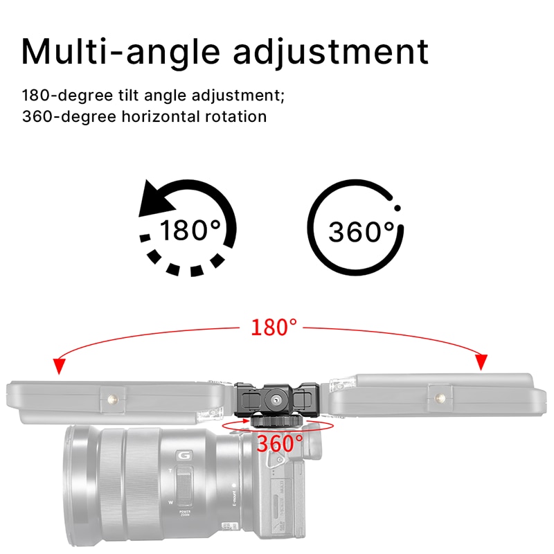 Phụ Kiện Giá Đỡ R067 Đa Góc 1 / 4 "Cho Máy Ảnh Sony Nikon Dslr