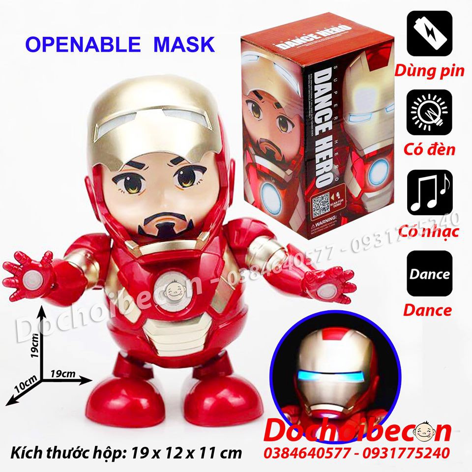 Người sắt nhảy múa - Hero Dance - Dance Iron Man Marvel Avengers LD-155A - Loại 1