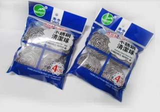Cọ xoong nồi, chảo, miếng chùi xoong nồi inox  hàng xuất Nhật bản cao câp
