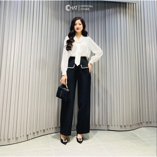 Áo cổ leo nhún ngực TT Cchat Clothes