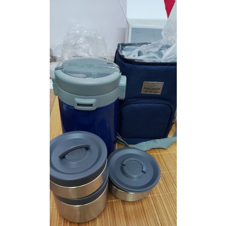 Bộ hộp cơm giữ nhiệt Lock&Lock Easy Carry 20000ml