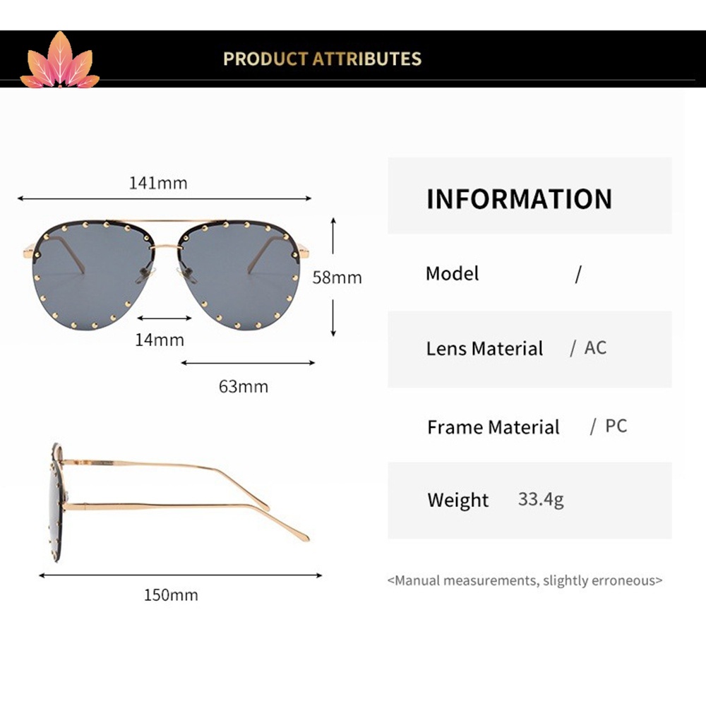 Dây Đeo Mắt Kính Chống Tia Cực Tím Màu Kẹo Phối Đinh Tán Thời Trang Cho Nữ JP5