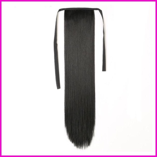 Tóc giả nữ cột buộc thẳng 50cm kèm ảnh thật