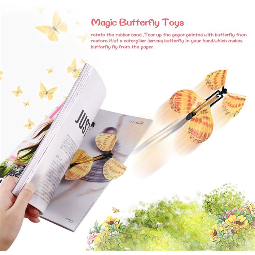 Set 3 đồ chơi bướm bay ma thuật cho bé