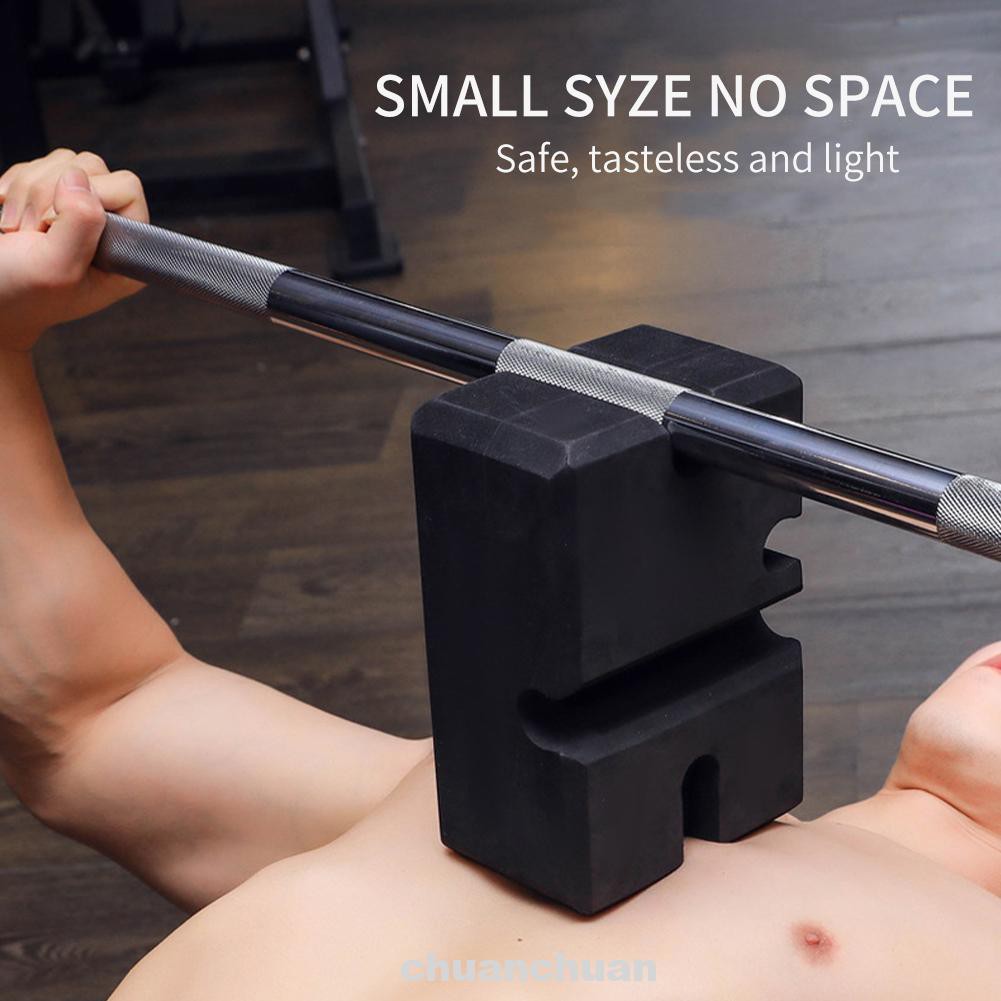 Home Training Workout Portable Gym Fitness Body Shaping Barbell Height Adjustable Bench Block