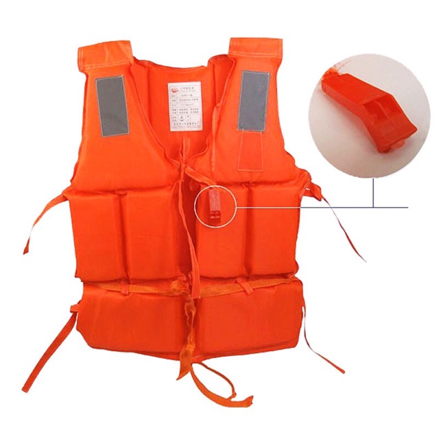 áo phao áo cứu hộ có còi trẻ em người lớn