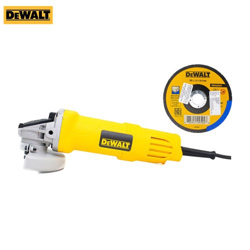 Combo Máy mài cầm tay Dewalt DWE8100T-B1 720W-100mm và Đá cắt inox Dewalt DWA8060-B1 100 x 1.2 x 16mm T1