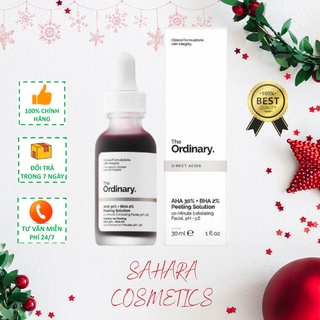 [THANH LÝ] Tinh chất tẩy tế bào chết hóa học The Ordinary AHA 30% + BHA 2% Peeling Solution 30ml