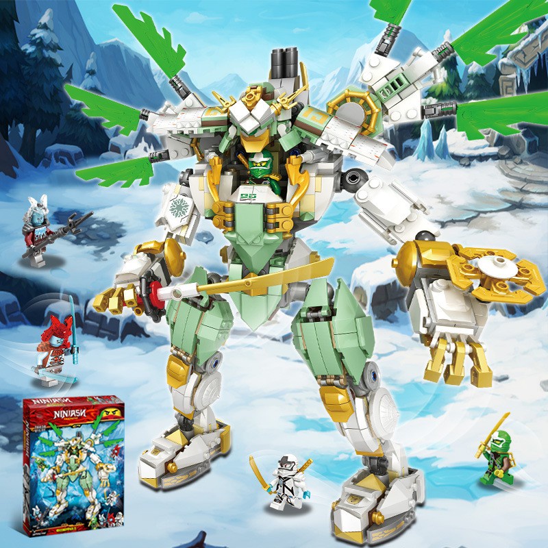Lego Ninjago Xếp Hình Người Máy robot Lloyd’s Titan Mech 76038/4020 Ninjago 815 khối