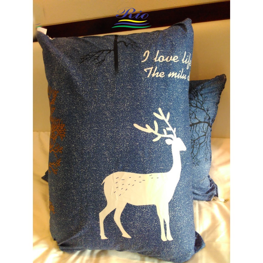 Vỏ Gối Cotton RIOTEX - Nhiều Mẫu Lựa Chọn, Kích Thước 40x60/ 50x70/ 35x105 cm | BigBuy360 - bigbuy360.vn