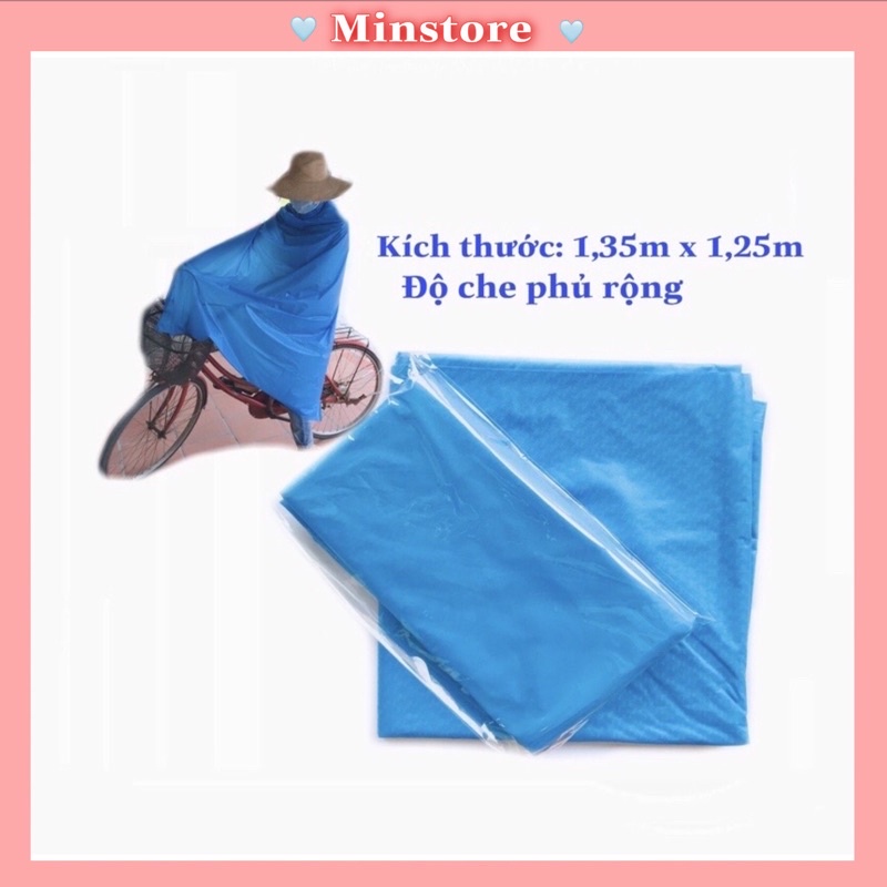 Áo Mưa Mảnh, Tấm Choàng Áo Mưa Siêu Mỏng, Siêu Bền, Khổ Rộng Tiện Lợi