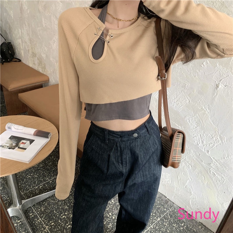 Áo Kiểu Tay Dài Thời Trang Quyến Rũ Cho Nữ