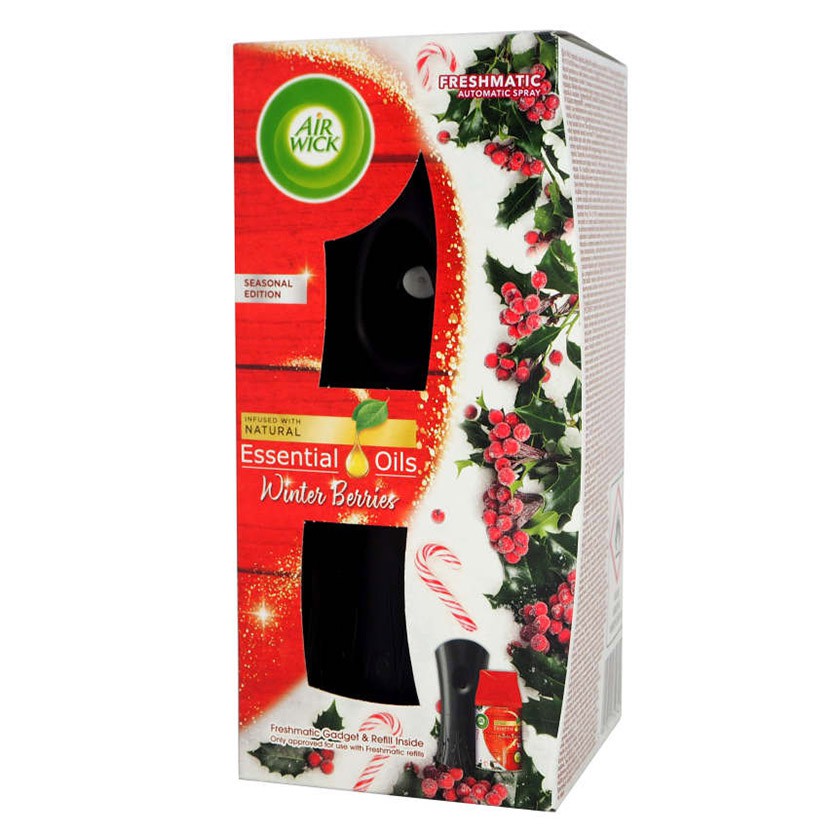 ( HƯƠNG QUẢ NGỌT ) Bộ phun tinh dầu xông phòng, khử mùi tự động Air Wick 250ml - Tinh dầu thơm phòng chính hãng