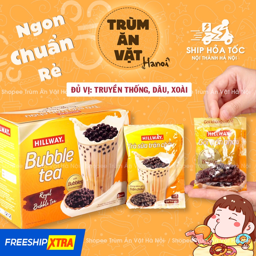 Trà sữa trân châu Hillway Nhiều vị Siêu Hot [Trùm ăn vặt Hà Nội]