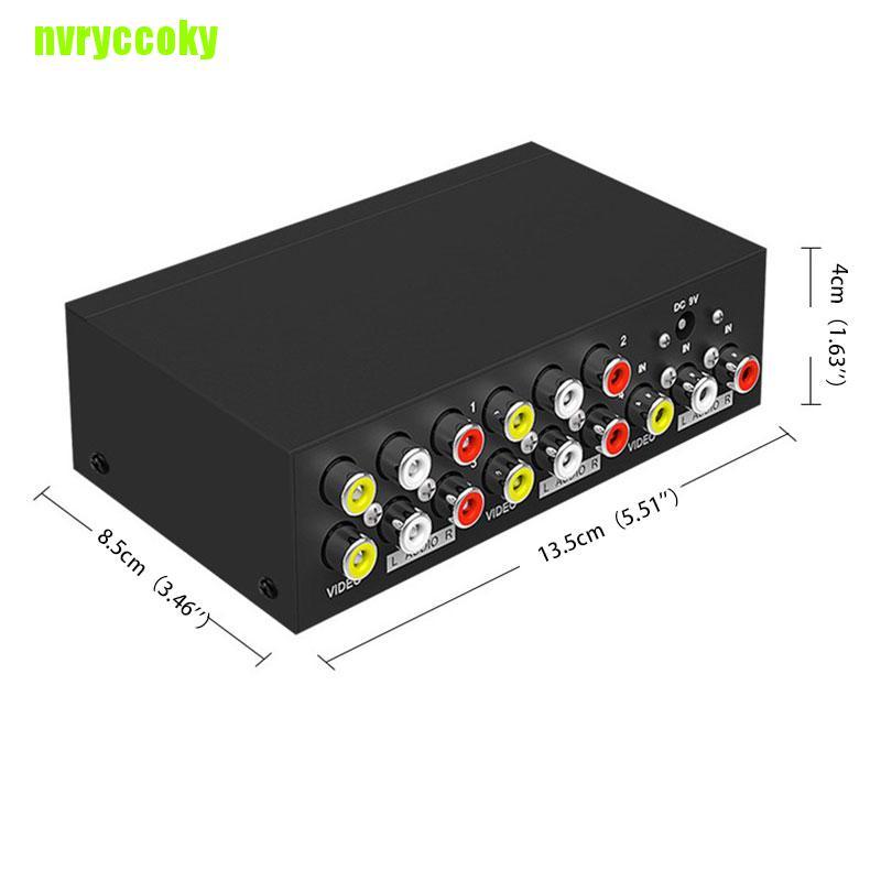 Bộ Chia Tín Hiệu Av 4 Cổng Rca | BigBuy360 - bigbuy360.vn