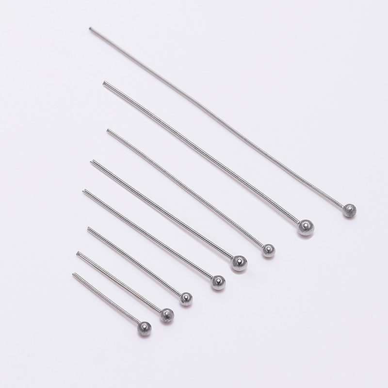 Set 100 Ghim Đầu Tròn Bằng Thép Không Gỉ 15 16 18 20 25 30 35 40 45 50Mm