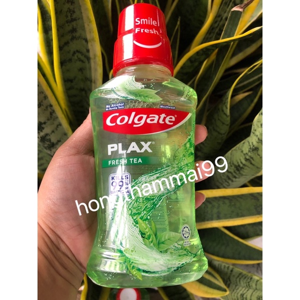 nước súc miệng colgate plax hương trà xanh,bạc hà 100ml,250ml,500ml date 2025