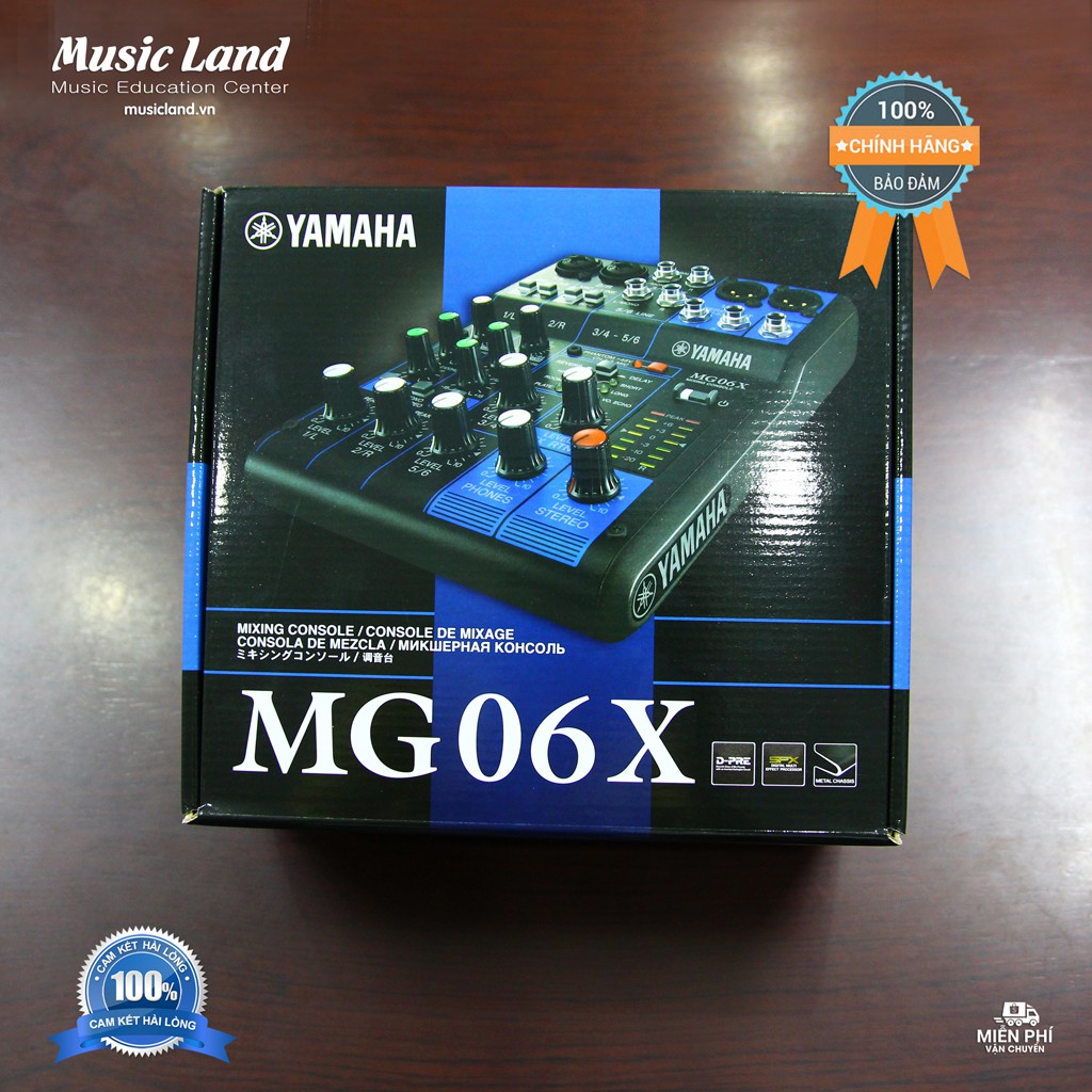 Mixer Yamaha MG-06X – Chính hãng