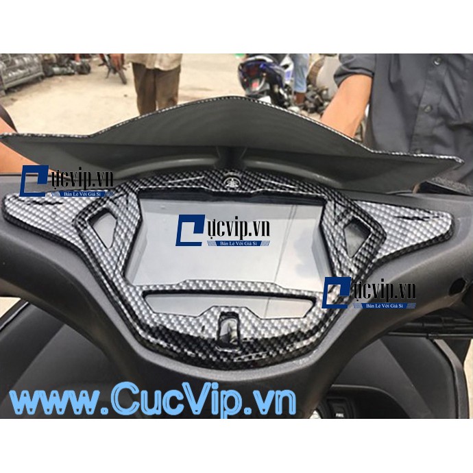 Ốp Đồng Hồ Phủ Carbon Cho Xe Yamaha NVX