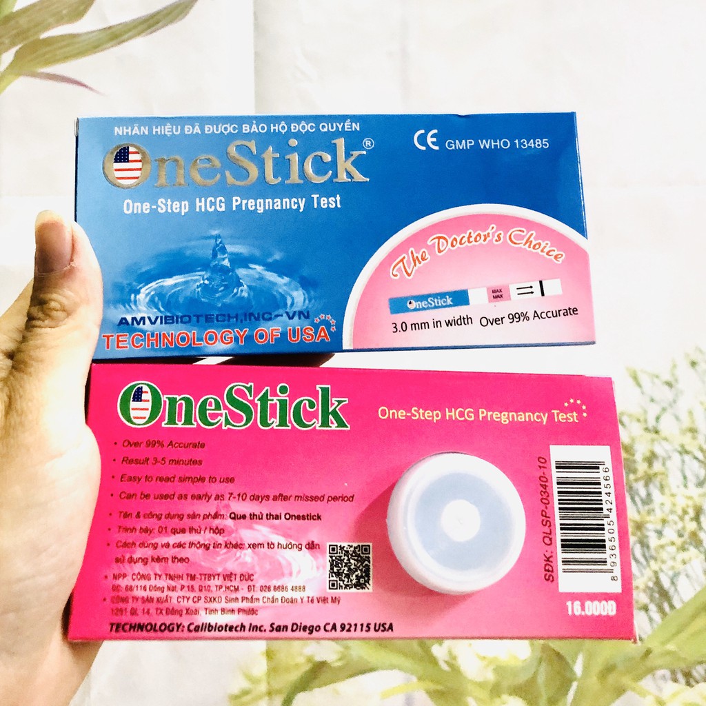 Que Thử thai OneStick - Phát hiện thai sớm