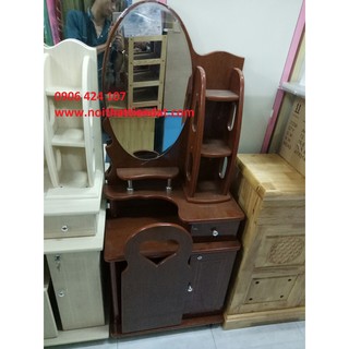 bàn trang điểm ngang 80 gỗ mdf