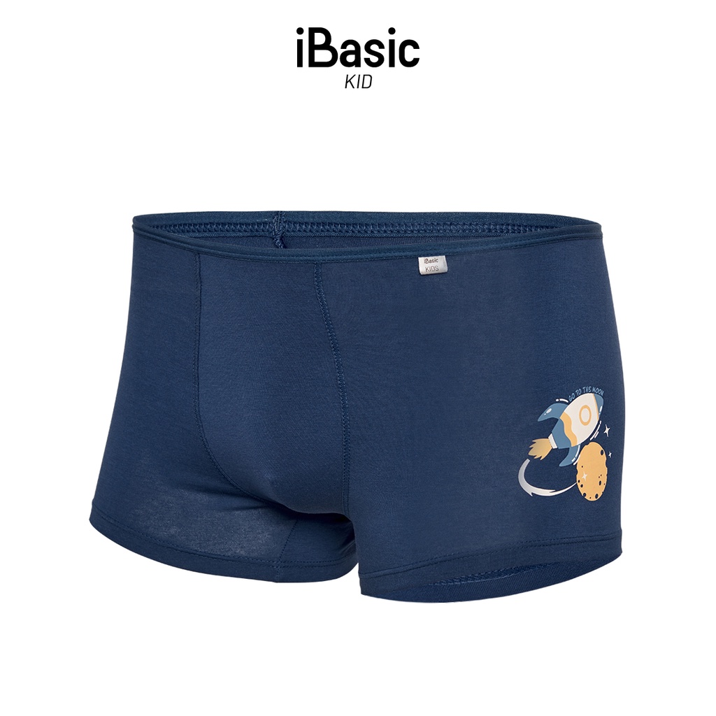 Quần lót bé trai cotton hoạ tiết phi hành gia iBasic PANB026