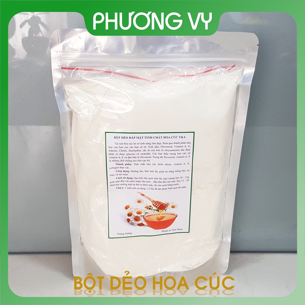 1000g BỘT DẺO ĐẮP MẶT TINH CHẤT HOA CÚC
