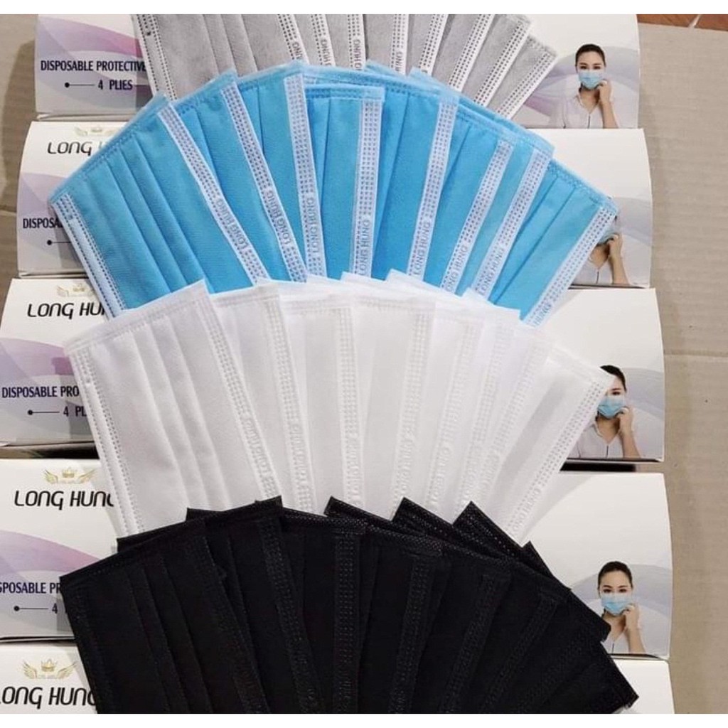 Khẩu Trang Y Tế 4 Lớp UMINO [Chính hãng] - Chống Giọt Bắn, Khói bụi - Hộp 50 cái có logo, đầy đủ giấy tờ | BigBuy360 - bigbuy360.vn