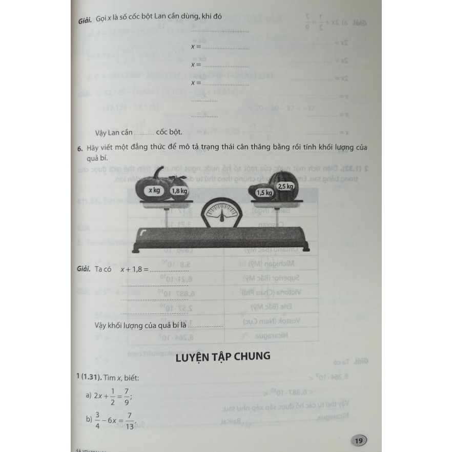 Sách - Vở thực hành Toán lớp 7 tập 1 (HB)
