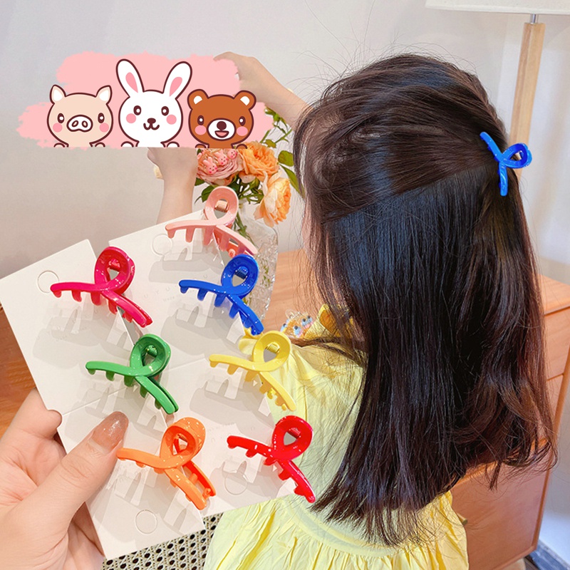 Kẹp Tóc Hình Cá Mập Màu Kẹo Ngọt Thời Trang Mùa Hè Dễ Thương Cho Bé Gái