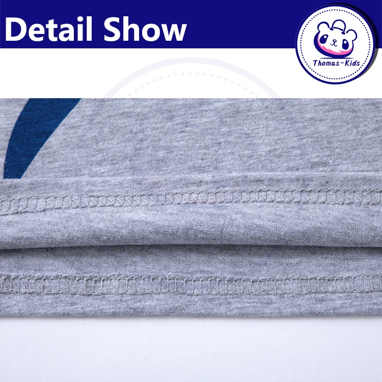 Áo Thun Tay Ngắn Cổ Tròn In Họa Tiết Hoạt Hình Dễ Thương Thời Trang Cho Bé 1-5 Tuổi