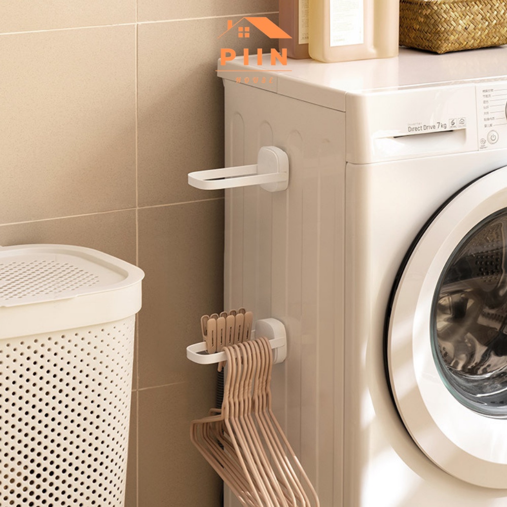 Giá treo móc phơi quần áo dán tường gấp gọn tiện ích tiết kiệm không gian PIIN HOUSE