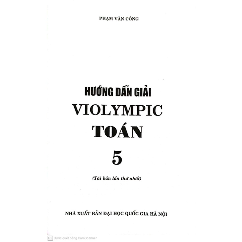 Sách-Hướng Dẫn Giải ViOlympic Toán Lớp 5
