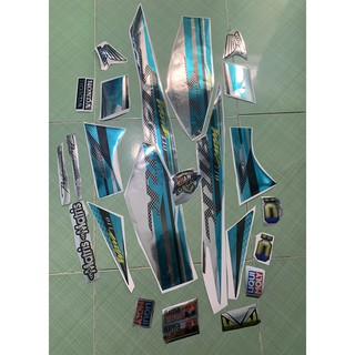 Tem wave 110 spark xanh ngọc crom