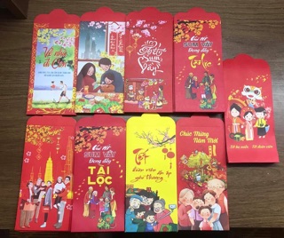 Combo 50 bao đựng lì xì mẫu mới 2020