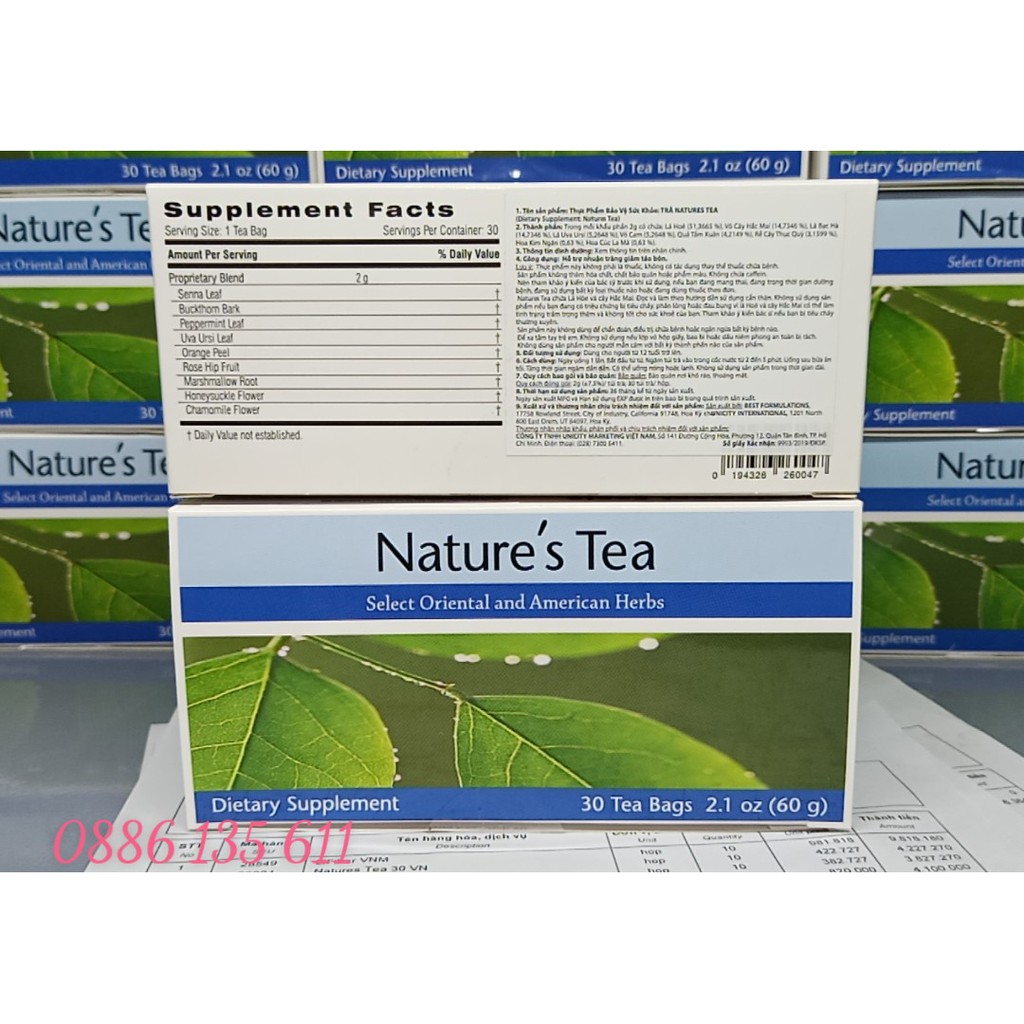 [Bảng giá và 01 hộp Trà Natures tea] Trà Natures Tea | BigBuy360 - bigbuy360.vn