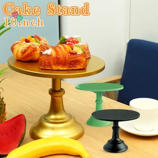 Khay Kim Loại Màu Đen 10-Inch Trưng Bày Bánh Kẹo Tráng Miệng
