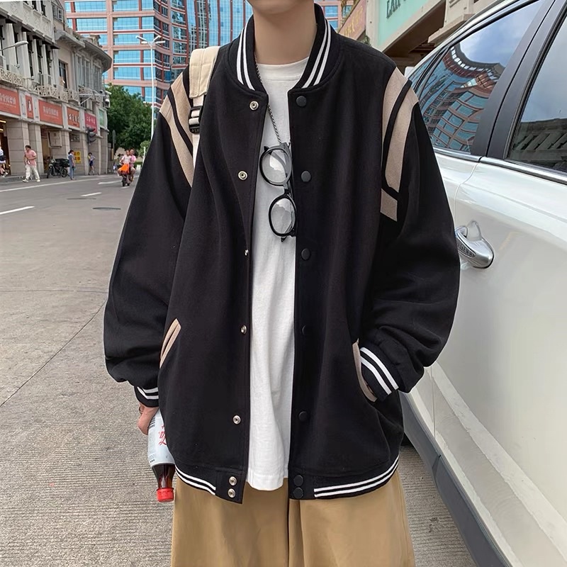 Áo khoác bomber chất dạ ép siêu dày  - áo khoác bóng rổ năng động - Cam kết vải đẹp nhất thị trường- B1