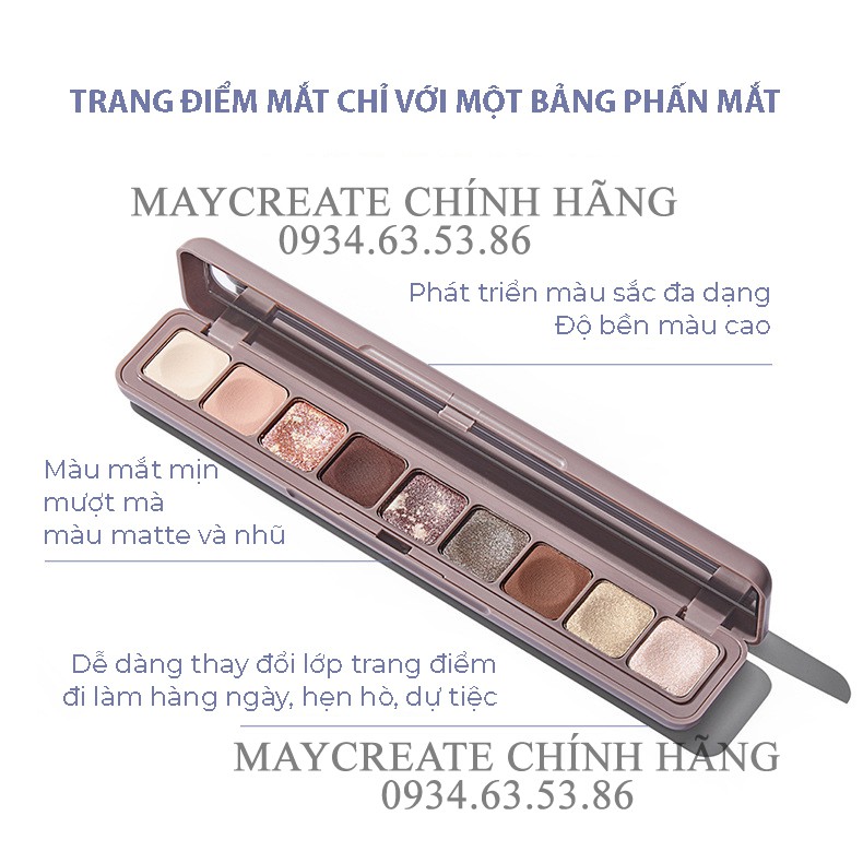 Phấn Mắt 9 Mầu Maycreate Hàng Nội Địa Trung. | BigBuy360 - bigbuy360.vn