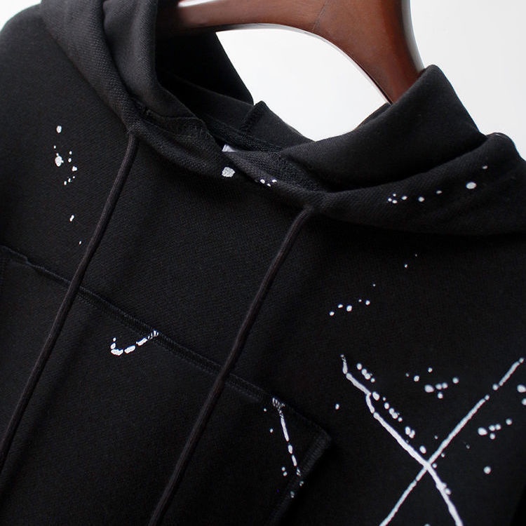 Áo Hoodie Lửng Tay Dài Dáng Rộng In Hình Thời Trang Mùa Thu Phong Cách Hàn Quốc Cho Nữ