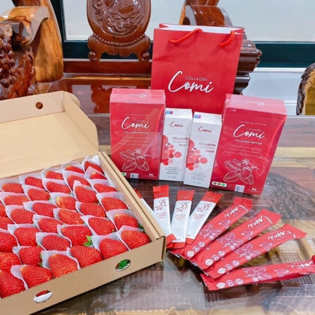 Sỉ Combo 5h- 10h collagen Comi hút nám trắng da Nhật Bản tặng 10h nạ ngủ