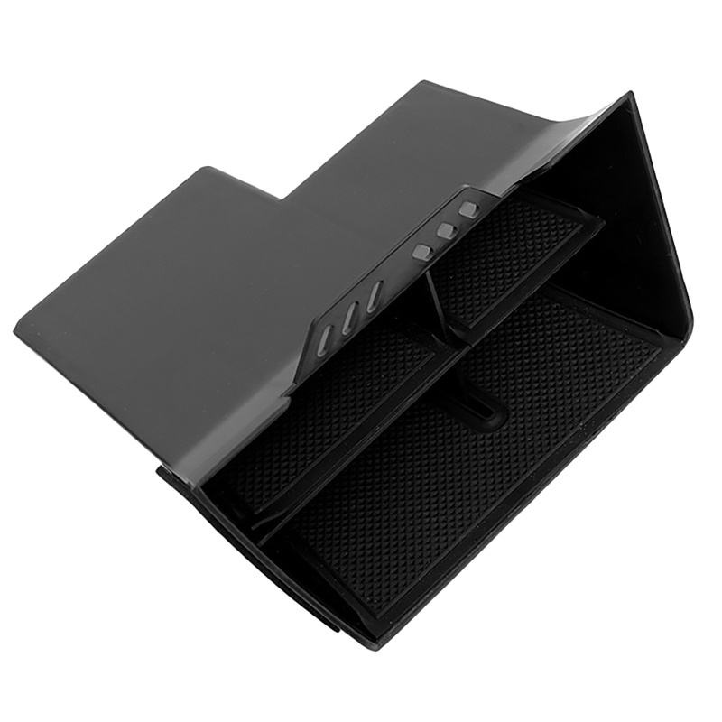 Cho Honda Civic 2016 2017 2018 2019 Nội thất AccESSories Car BlaCk ABS Bảng điều khiển bên trong Hộp lưu trữ trung tâm