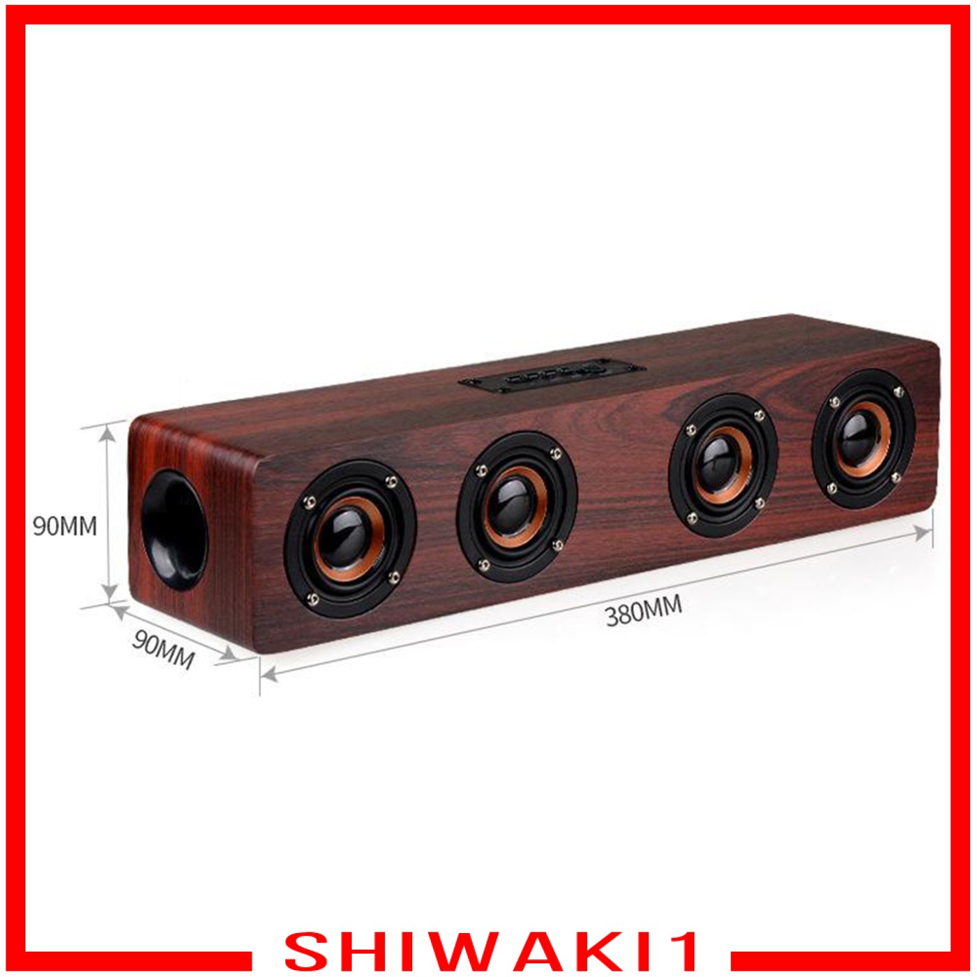 Loa Bluetooth Shiwaki1 Bằng Gỗ Âm Thanh Sống Động 380mm