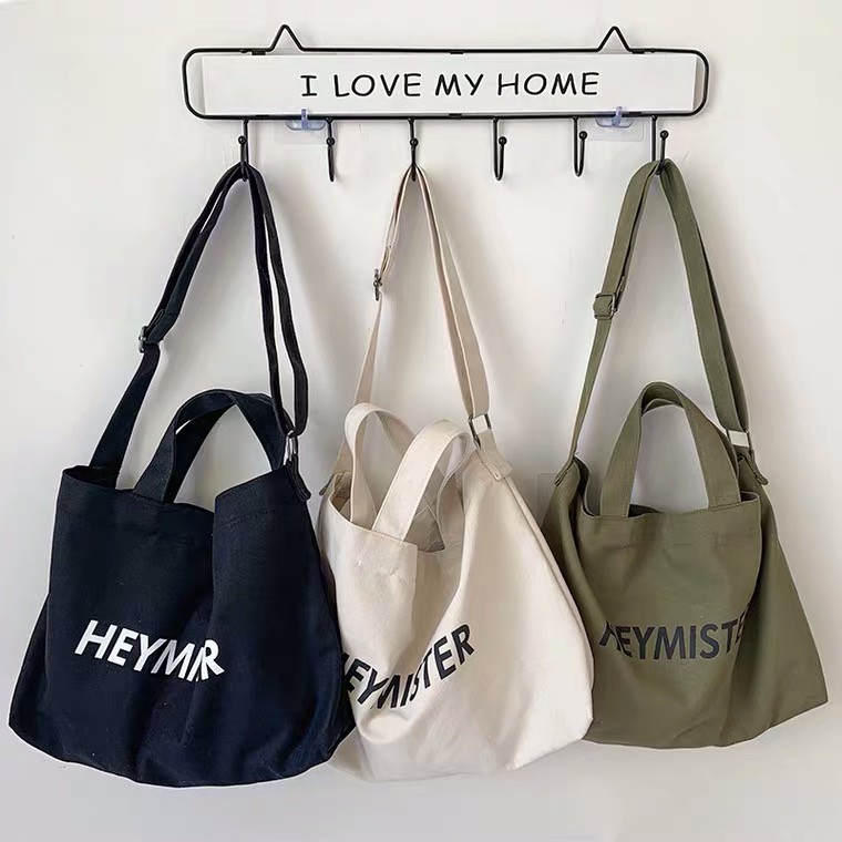 Túi Heymister phong cách unisex thời trang cỡ lớn TUCANVAS TCV56