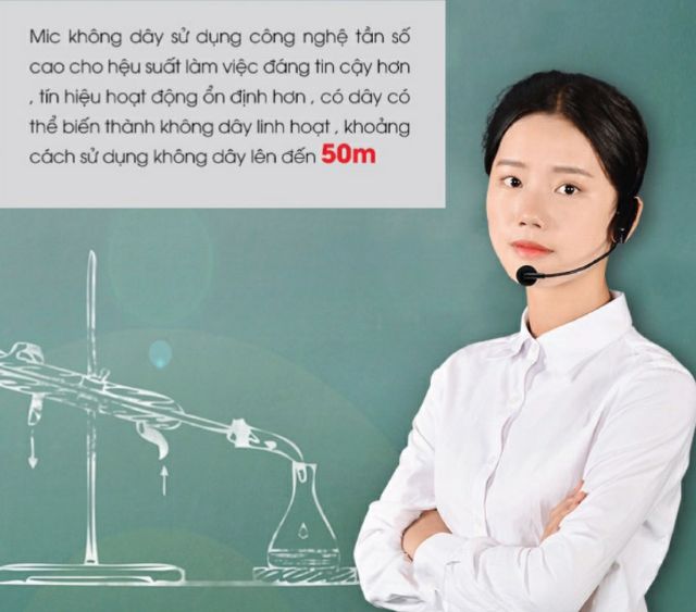Micro Không Dây Deo Tai Takstar HM-200W
