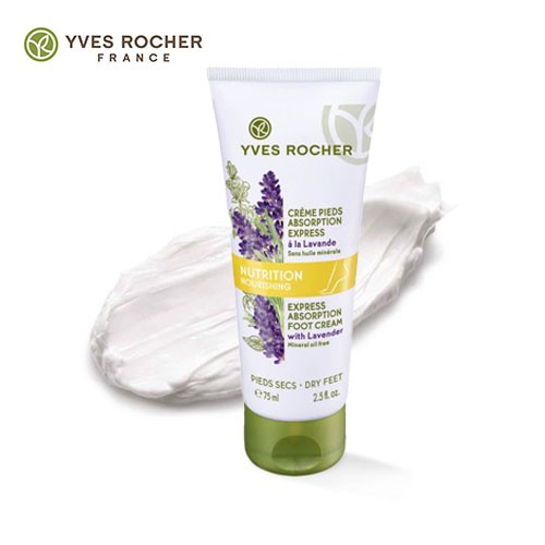 Kem dưỡng da chân Yves Rocher Express Absorption Foot Cream 75ml