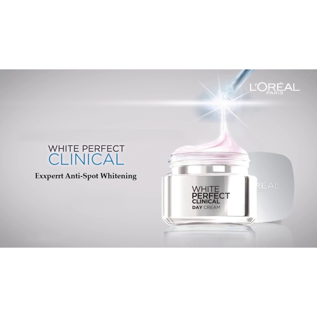 Kem Dưỡng Sáng Da, Giảm Thâm Nám L'Oréal Paris White Perfect Clinical Night Cream 50ml