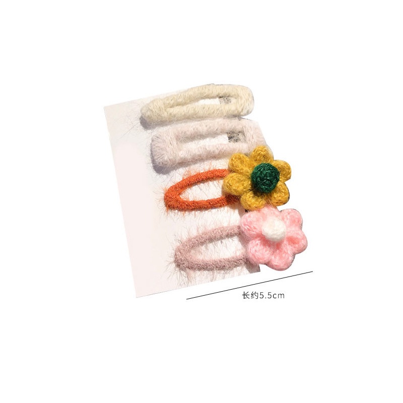 Kẹp Tóc Lông Nhung Kiểu Hoạt Hình Đáng Yêu Thời Trang Hàn Quốc
