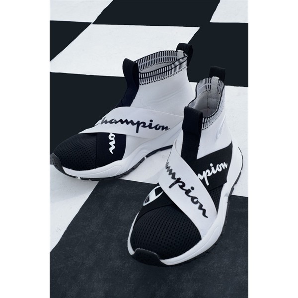 ( Giày Chính Hãng ) Champion Rally Sneaker (Black / White)